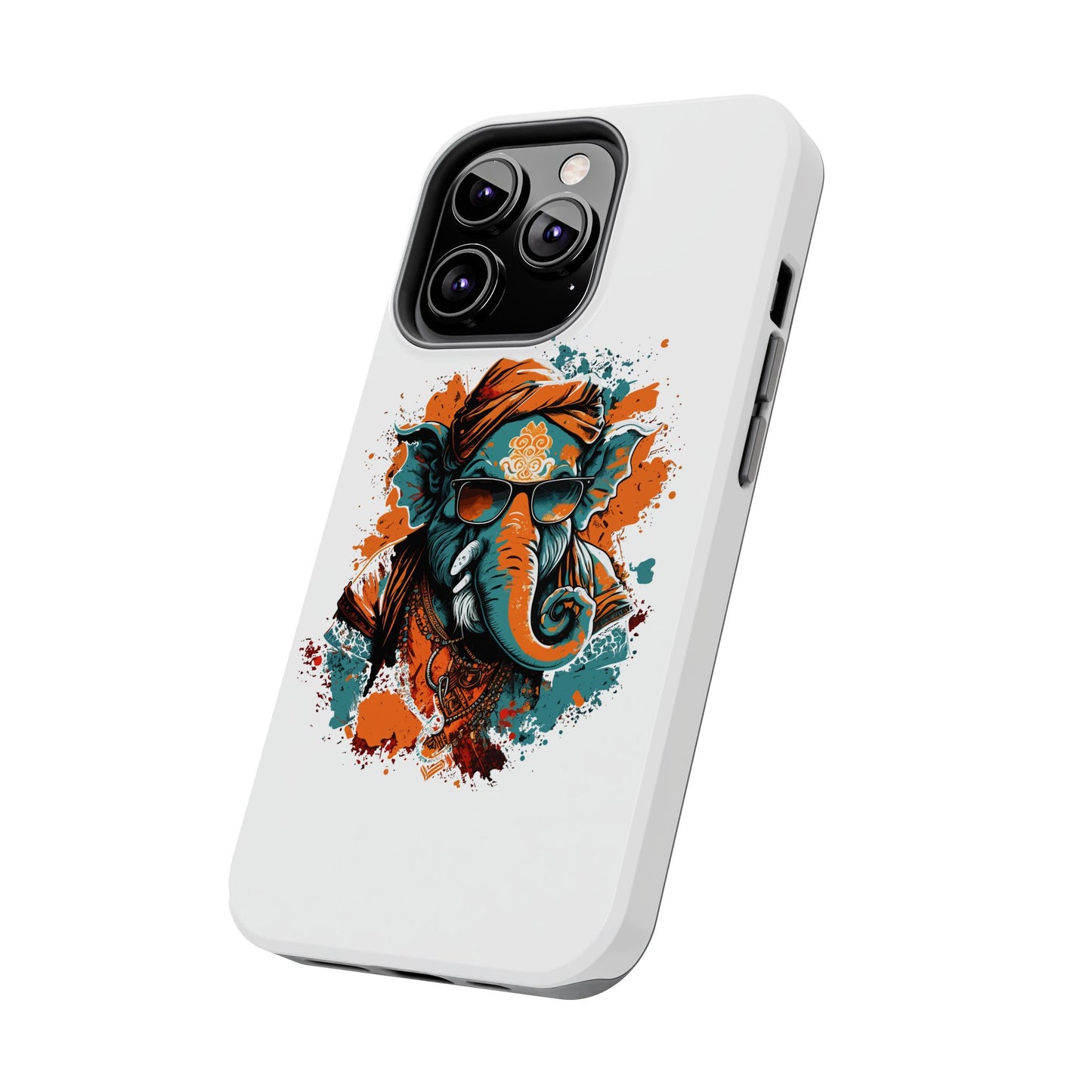 Designer Ganesh Elephant Phone Case, Cool Hindu God Design Phone Cover