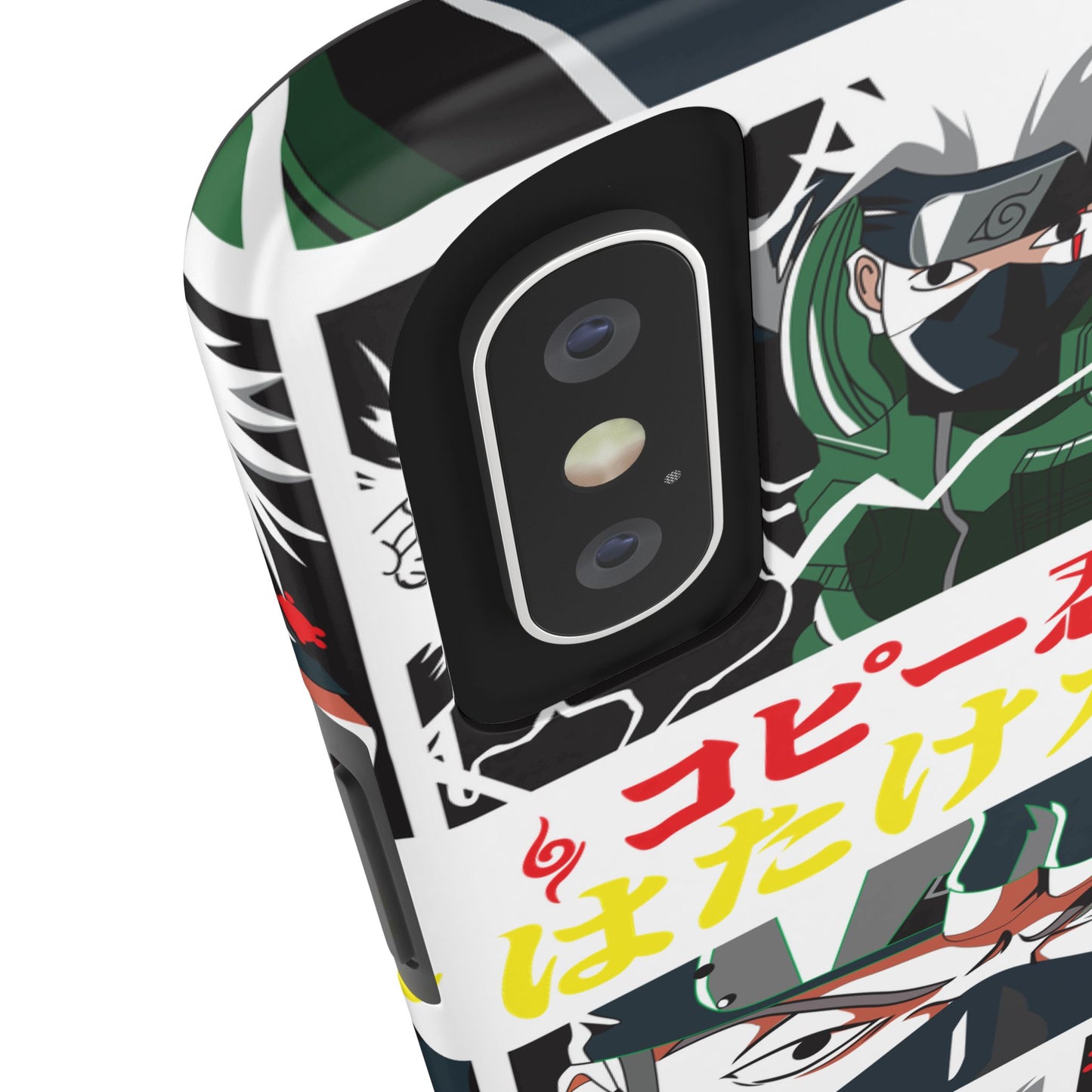 Anime-Inspired Tough Phone Case - Kakashi & Obito Design | Durable Protection for Fans