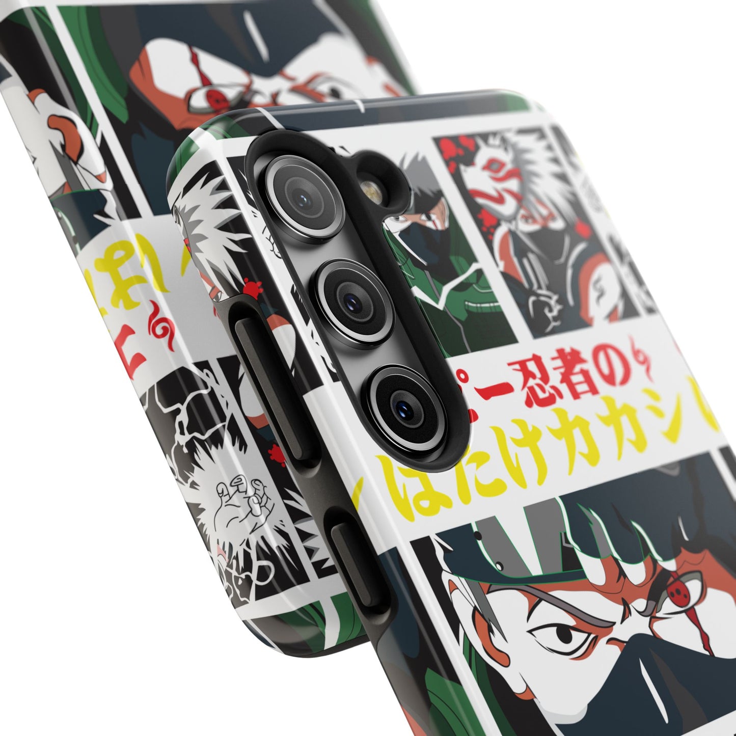 Anime-Inspired Tough Phone Case - Kakashi & Obito Design | Durable Protection for Fans