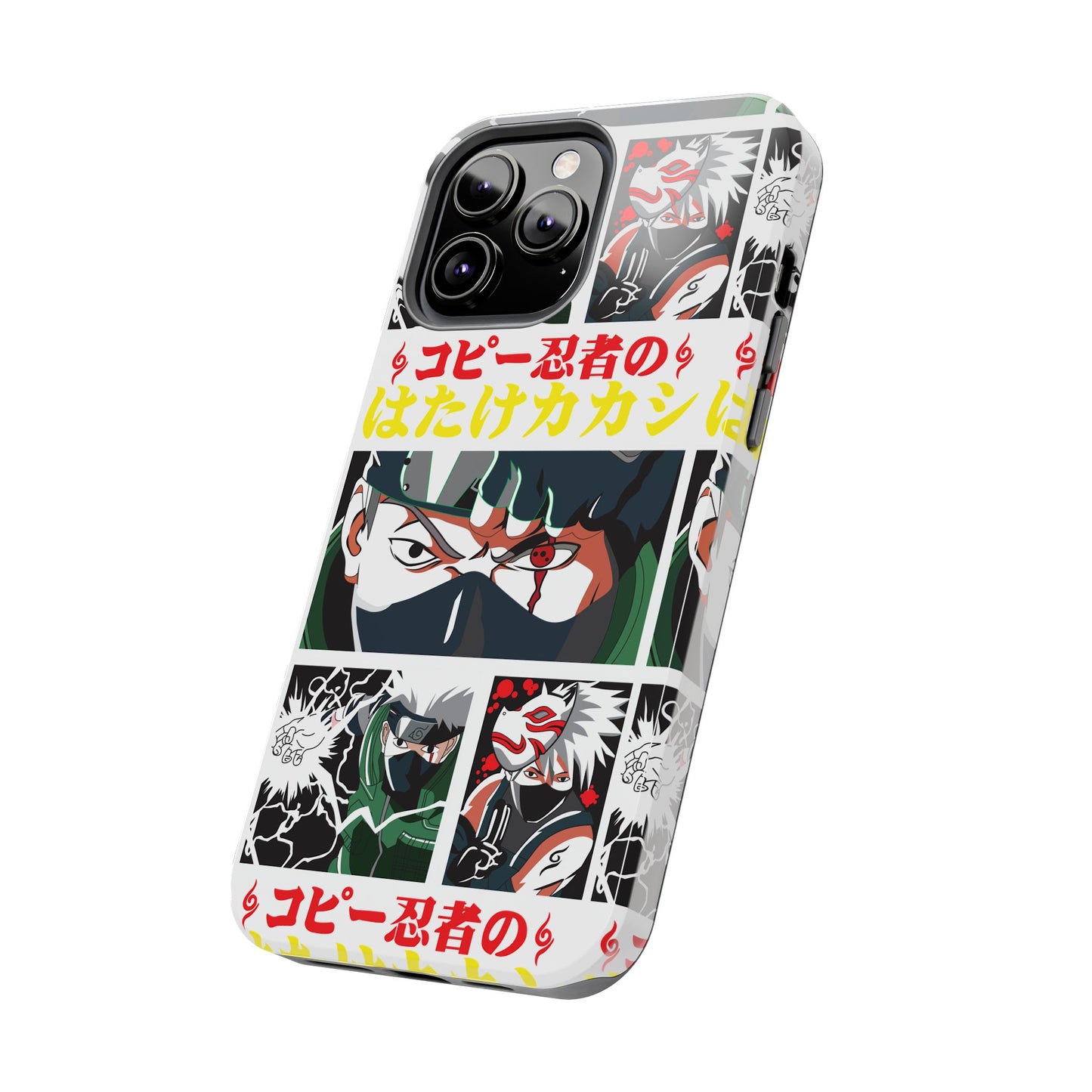 Anime-Inspired Tough Phone Case - Kakashi & Obito Design | Durable Protection for Fans