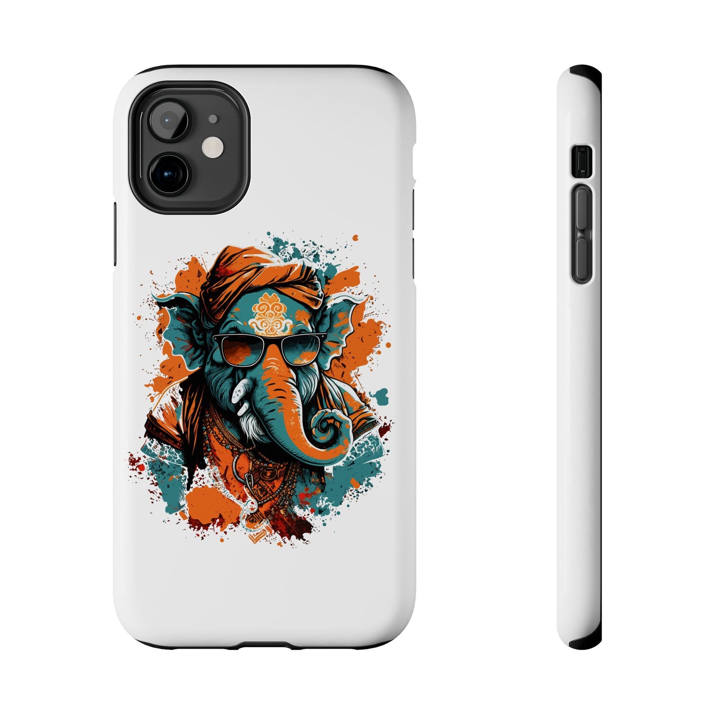 Designer Ganesh Elephant Phone Case, Cool Hindu God Design Phone Cover