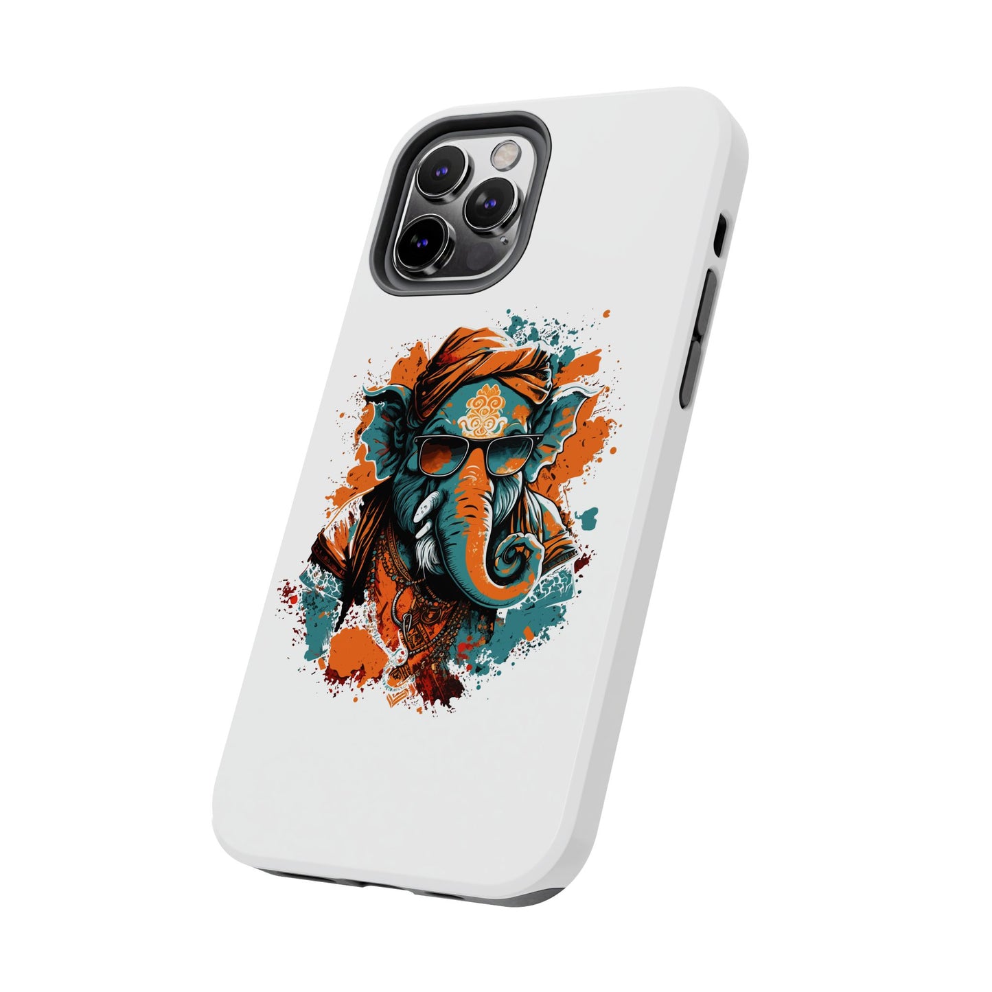 Designer Ganesh Elephant Phone Case, Cool Hindu God Design Phone Cover