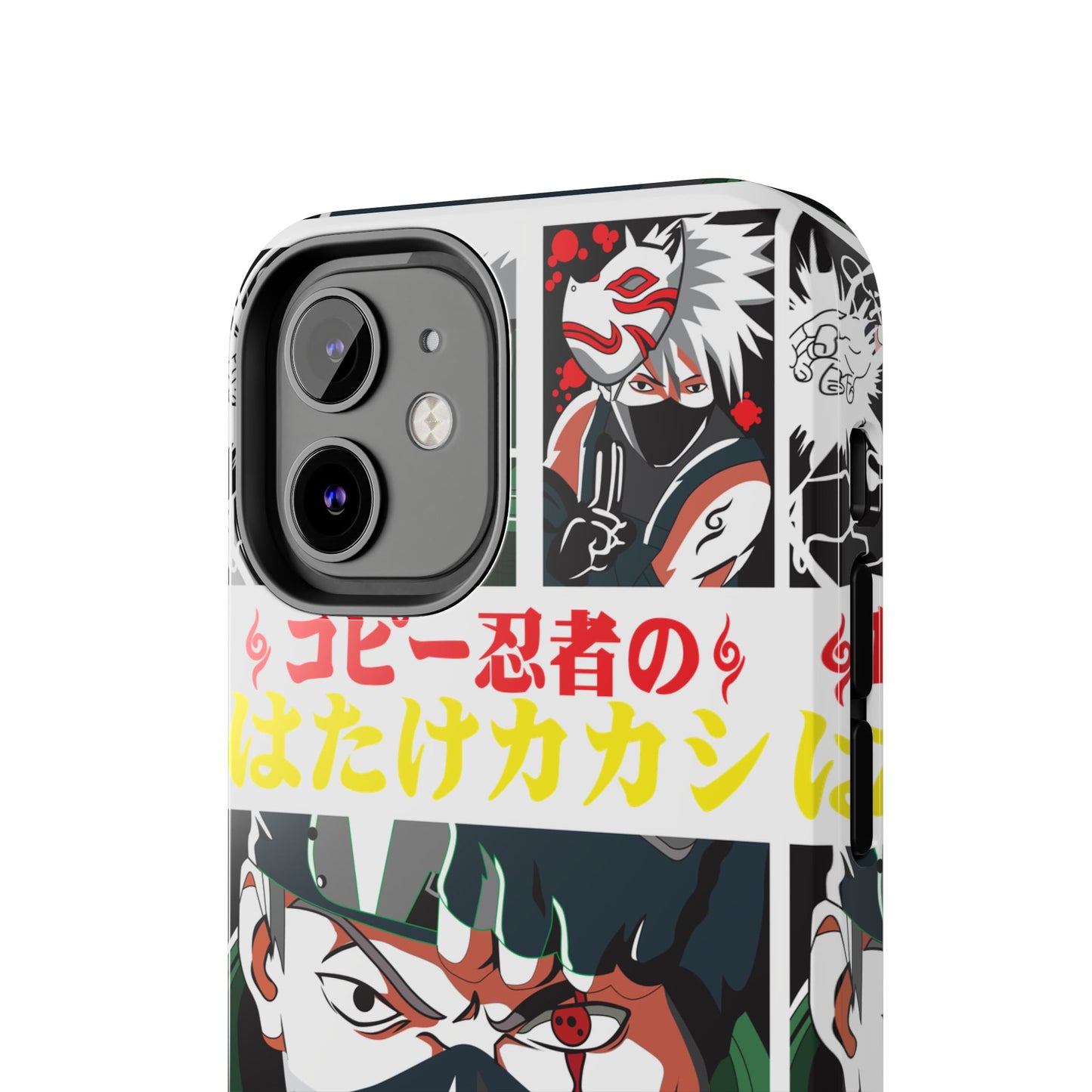 Anime-Inspired Tough Phone Case - Kakashi & Obito Design | Durable Protection for Fans