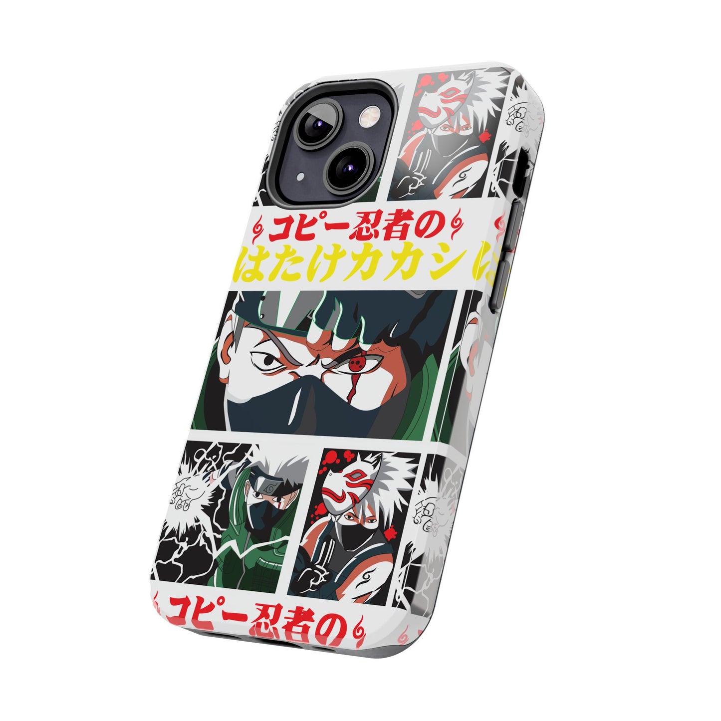 Anime-Inspired Tough Phone Case - Kakashi & Obito Design | Durable Protection for Fans