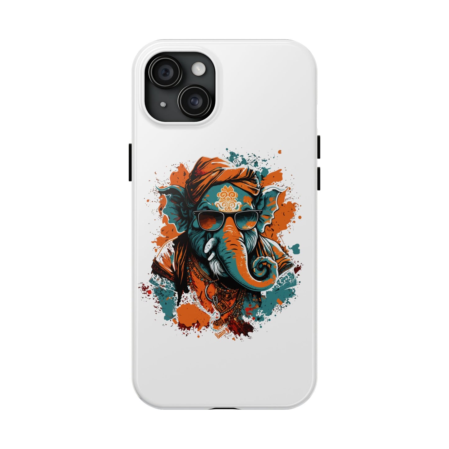 Designer Ganesh Elephant Phone Case, Cool Hindu God Design Phone Cover