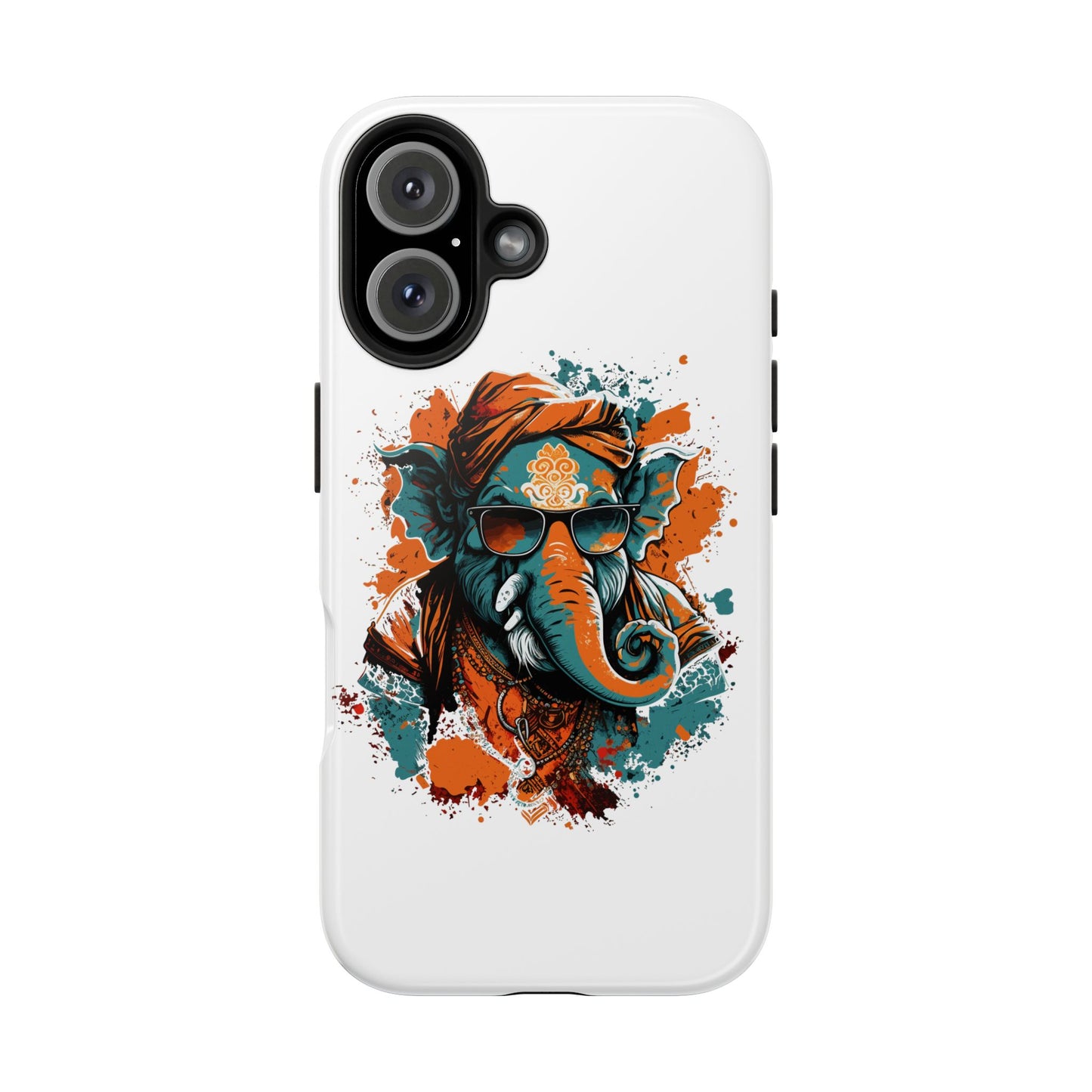 Designer Ganesh Elephant Phone Case, Cool Hindu God Design Phone Cover