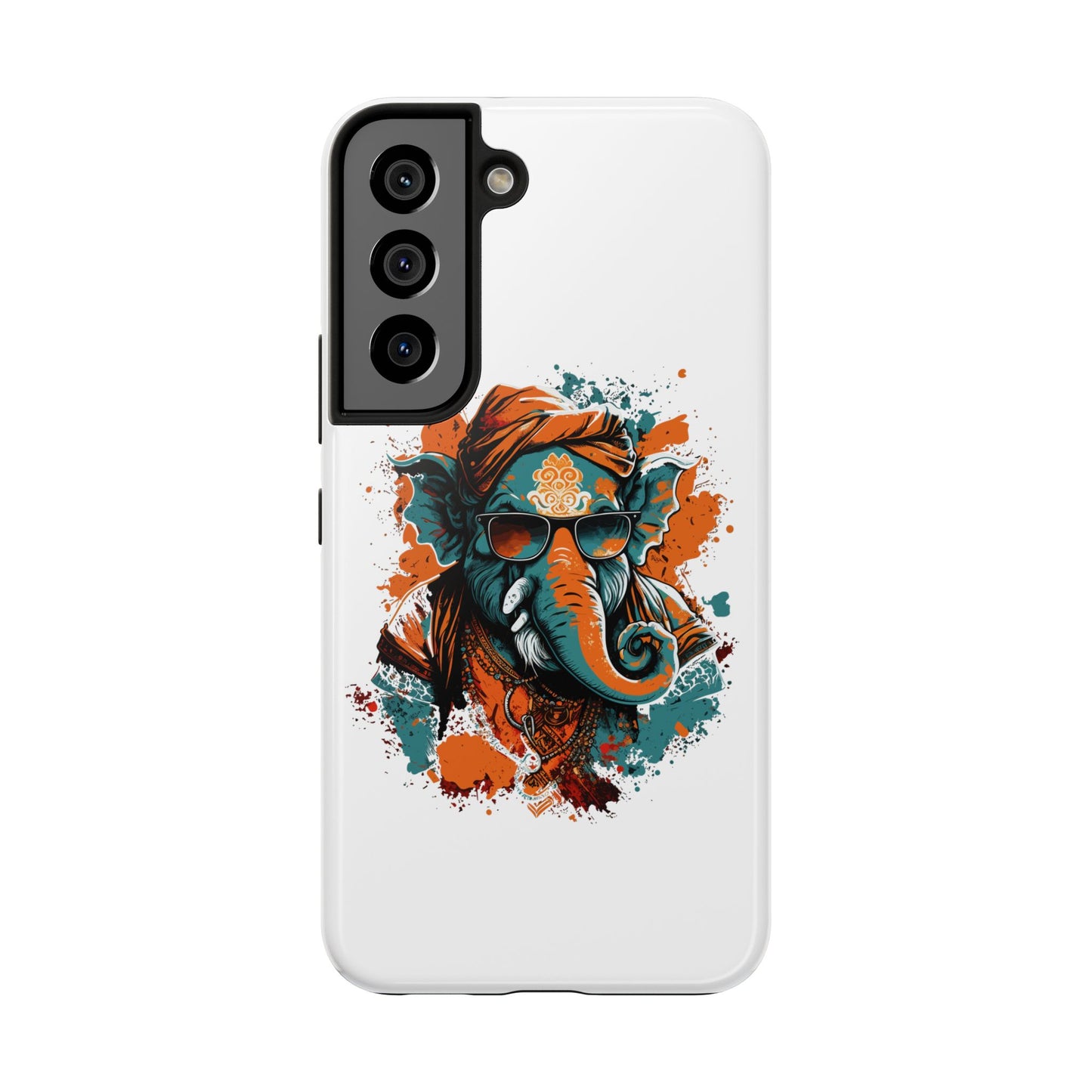 Designer Ganesh Elephant Phone Case, Cool Hindu God Design Phone Cover