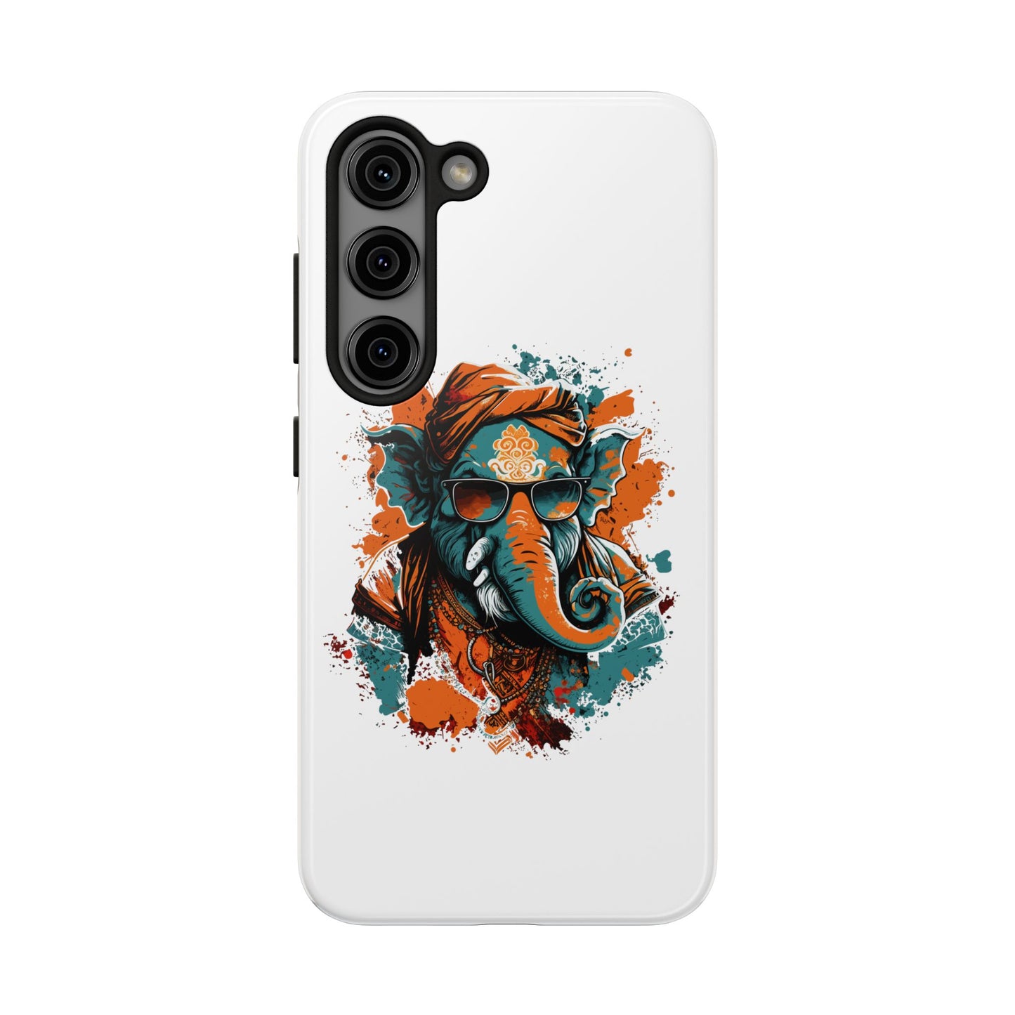 Designer Ganesh Elephant Phone Case, Cool Hindu God Design Phone Cover