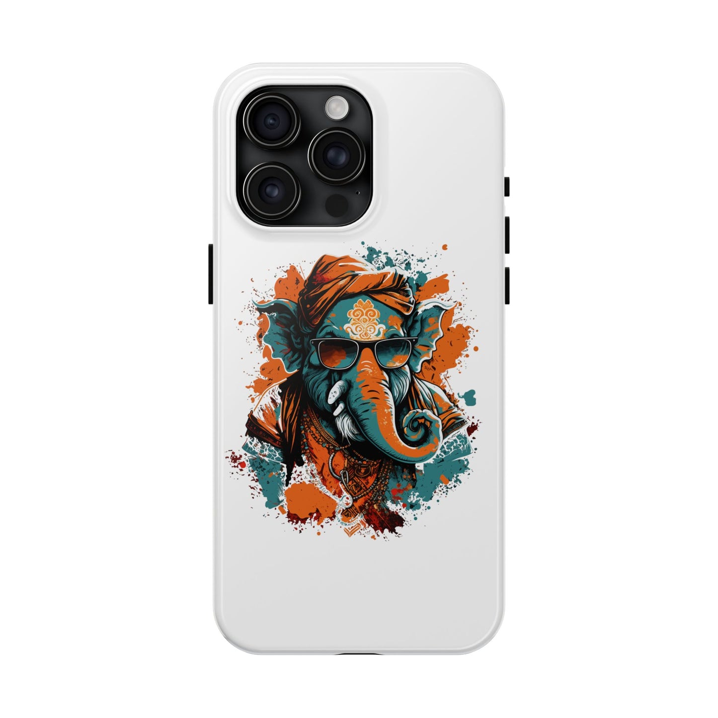 Designer Ganesh Elephant Phone Case, Cool Hindu God Design Phone Cover