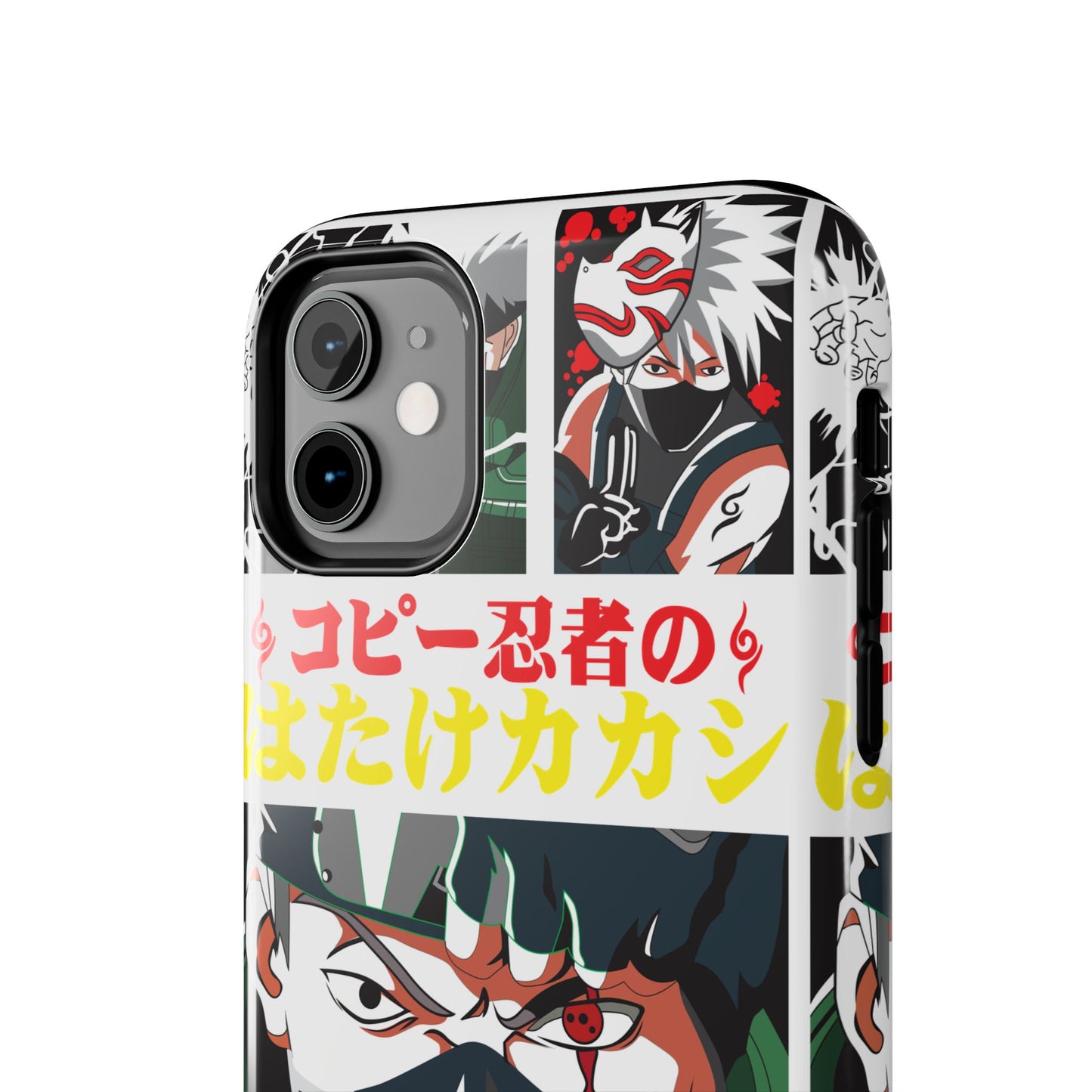 Anime-Inspired Tough Phone Case - Kakashi & Obito Design | Durable Protection for Fans