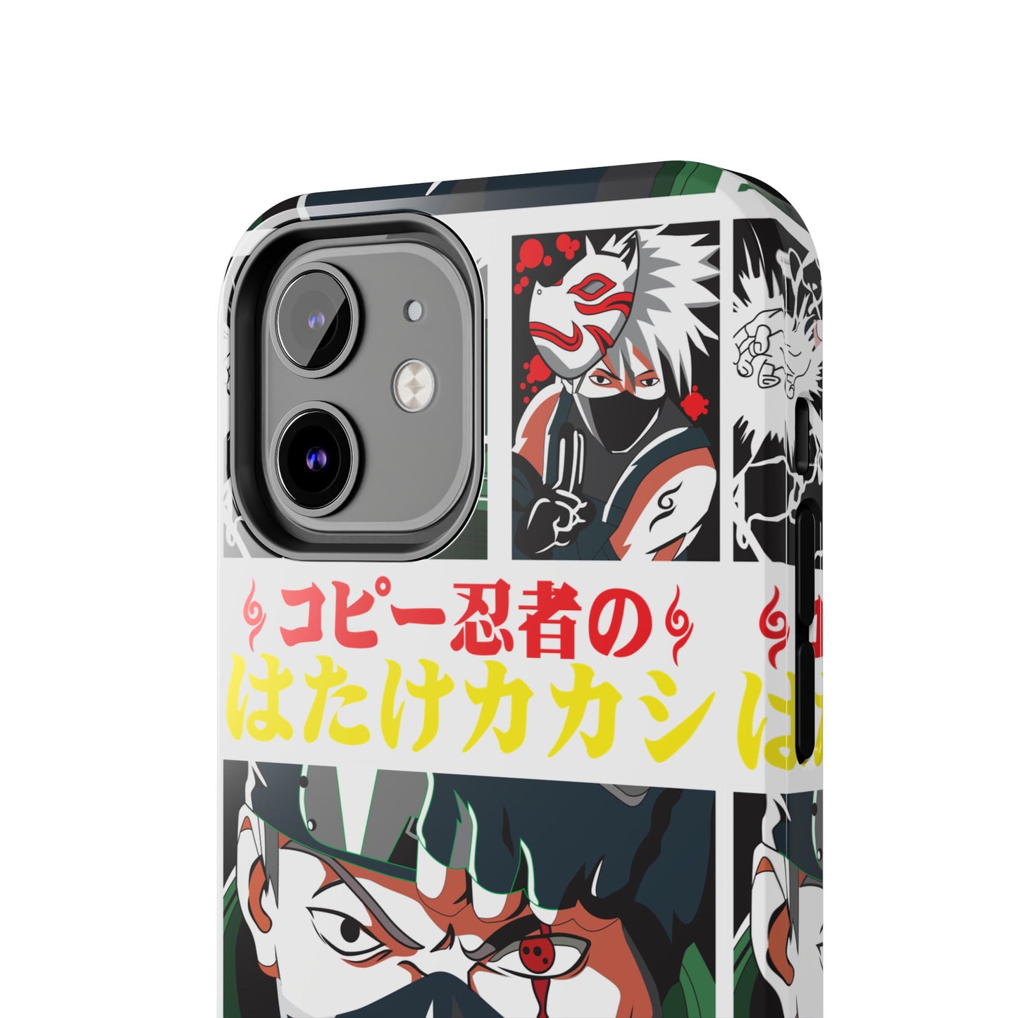 Anime-Inspired Tough Phone Case - Kakashi & Obito Design | Durable Protection for Fans