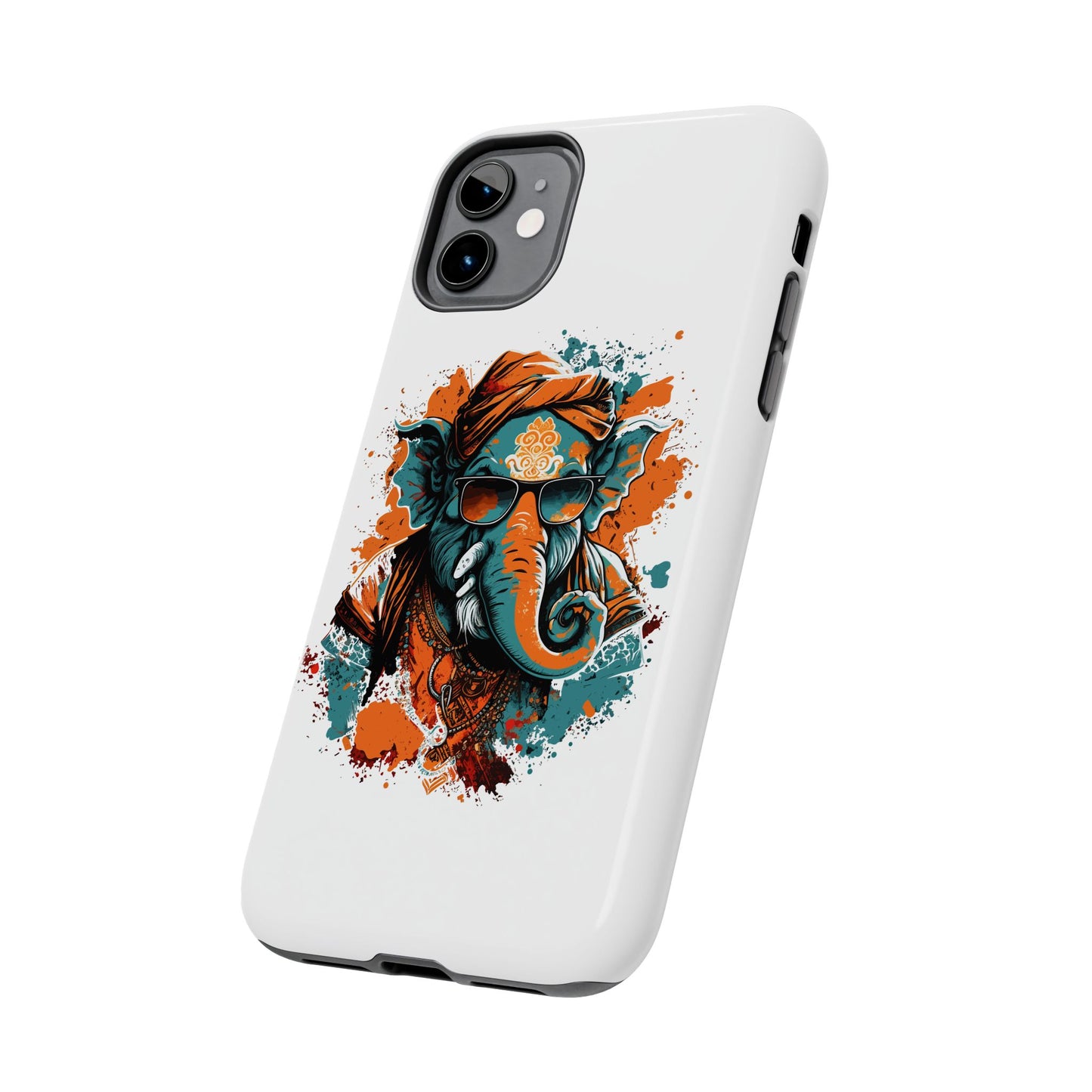 Designer Ganesh Elephant Phone Case, Cool Hindu God Design Phone Cover