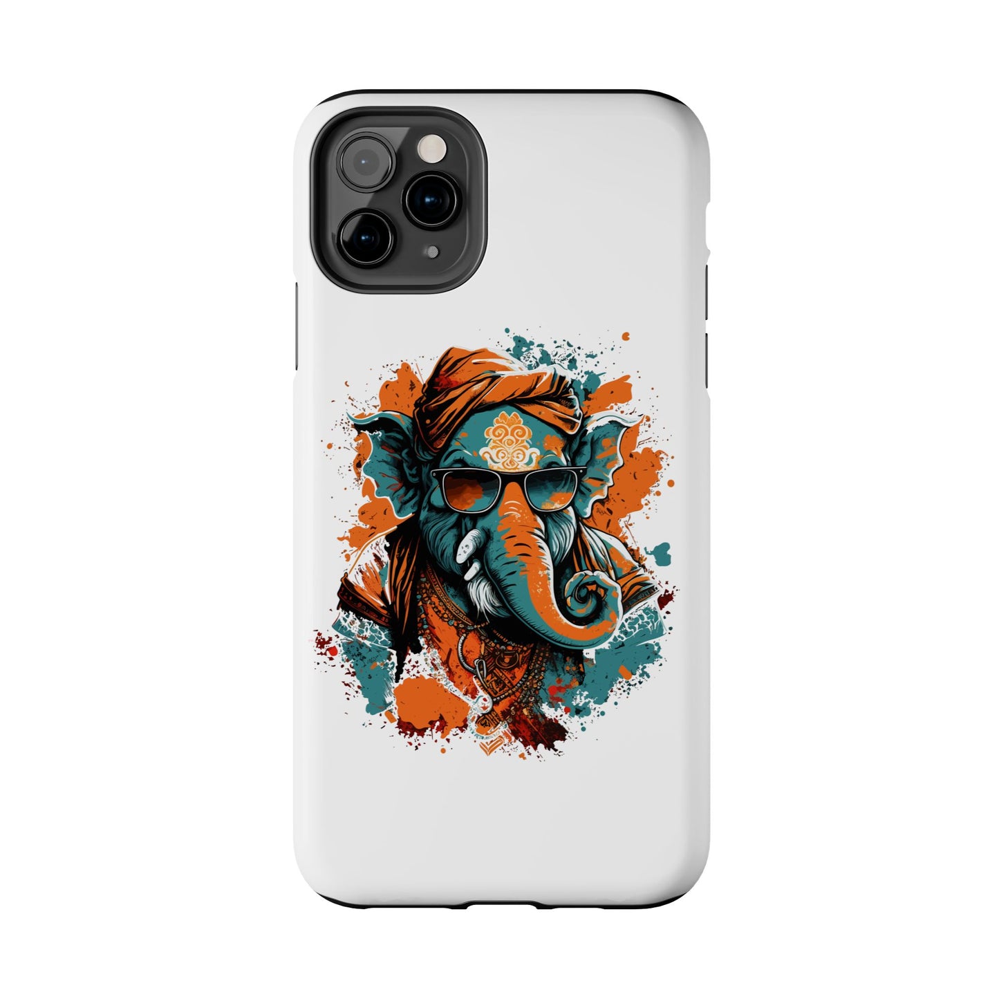 Designer Ganesh Elephant Phone Case, Cool Hindu God Design Phone Cover