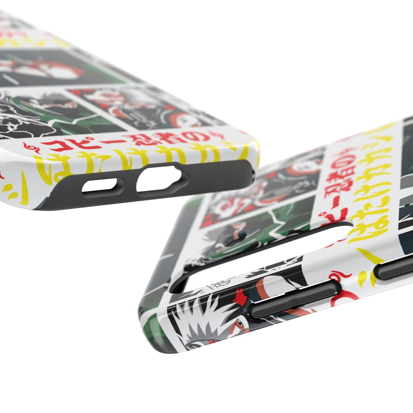 Anime-Inspired Tough Phone Case - Kakashi & Obito Design | Durable Protection for Fans