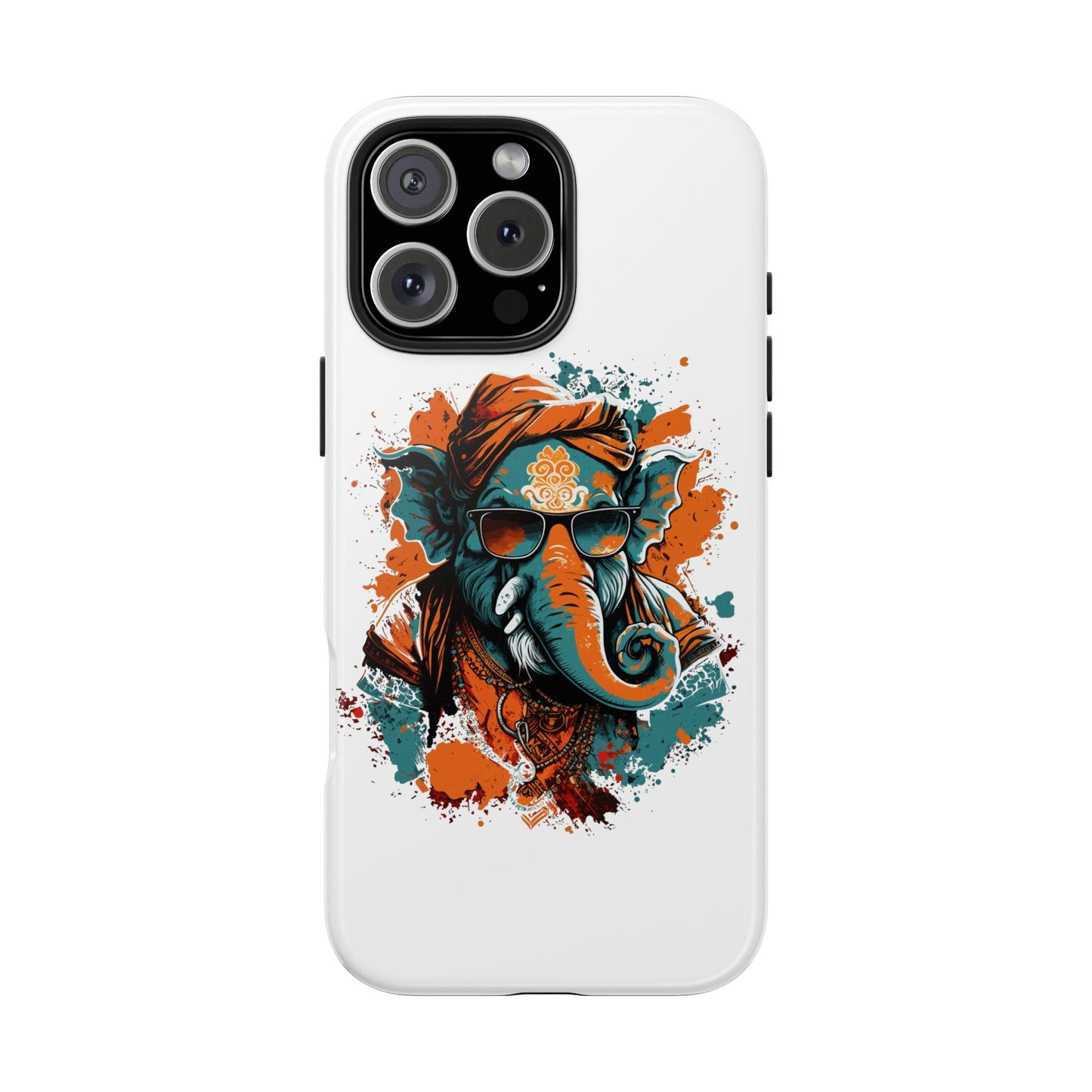 Designer Ganesh Elephant Phone Case, Cool Hindu God Design Phone Cover