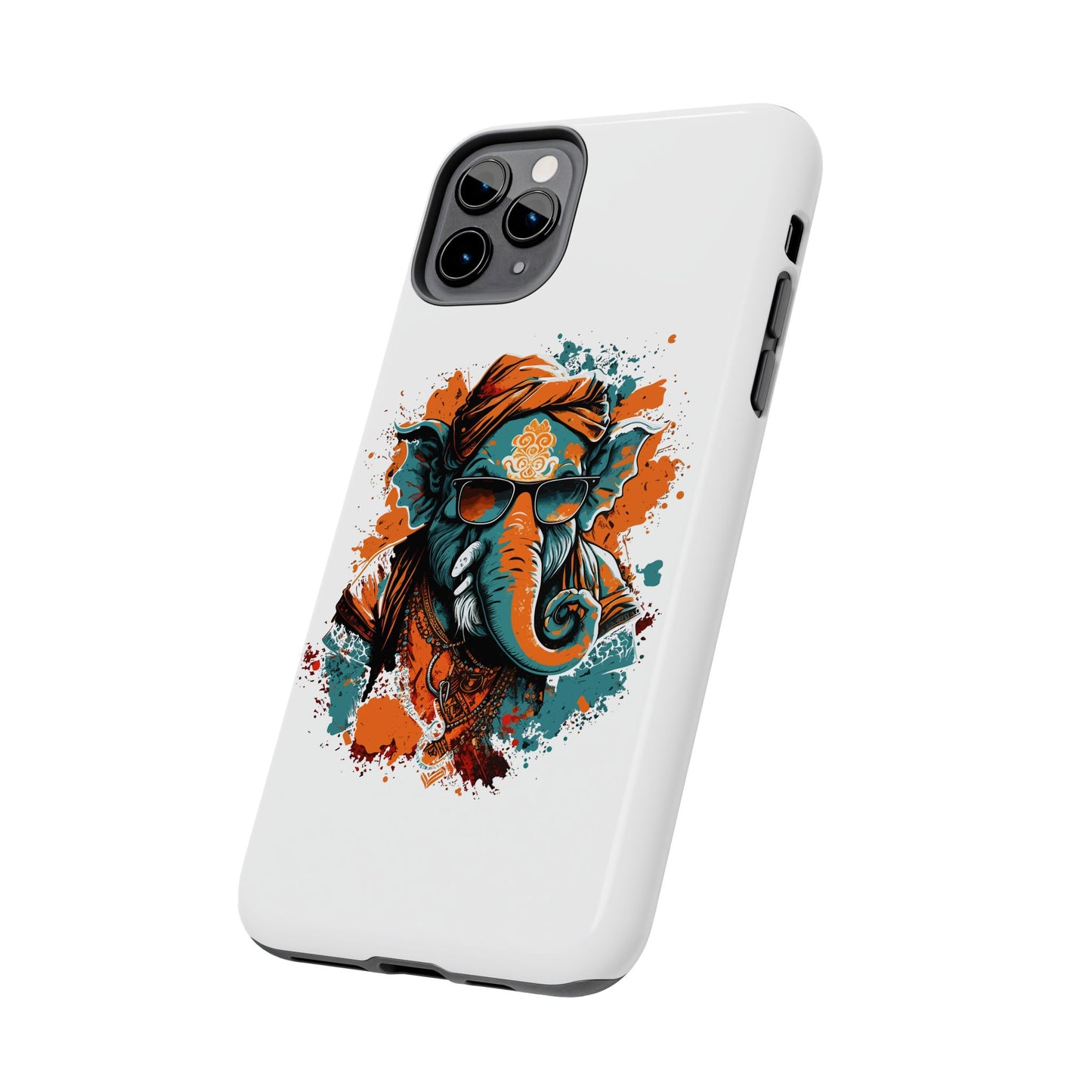 Designer Ganesh Elephant Phone Case, Cool Hindu God Design Phone Cover