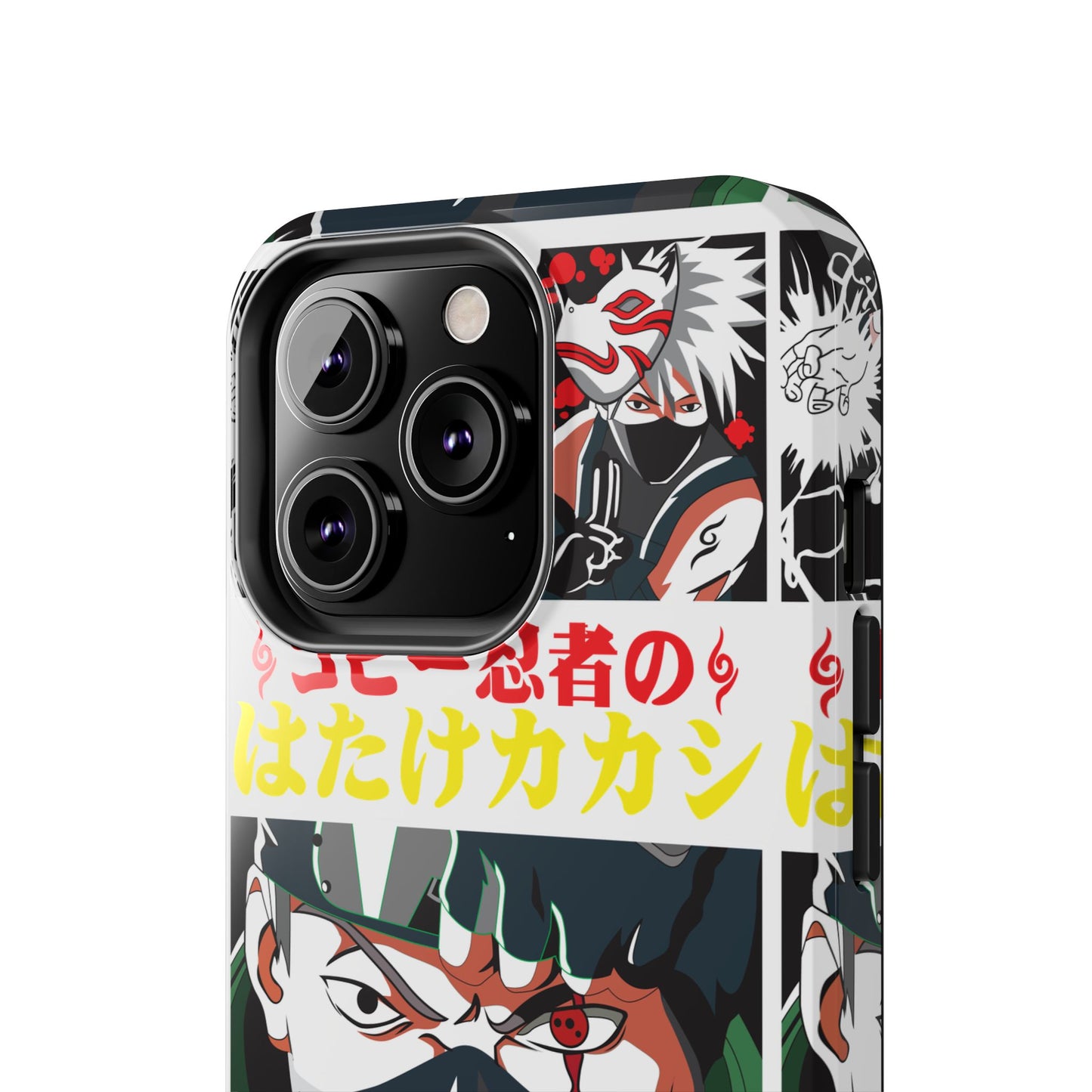 Anime-Inspired Tough Phone Case - Kakashi & Obito Design | Durable Protection for Fans