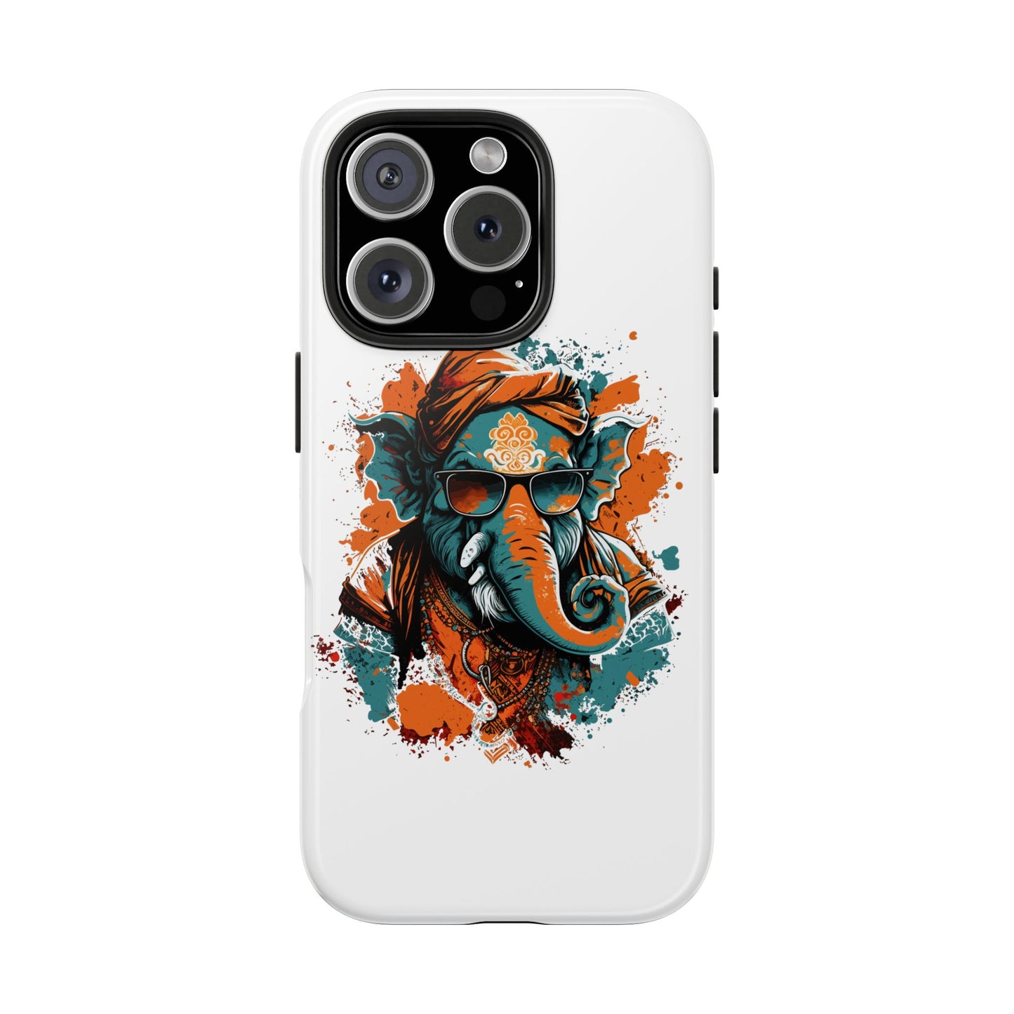 Designer Ganesh Elephant Phone Case, Cool Hindu God Design Phone Cover