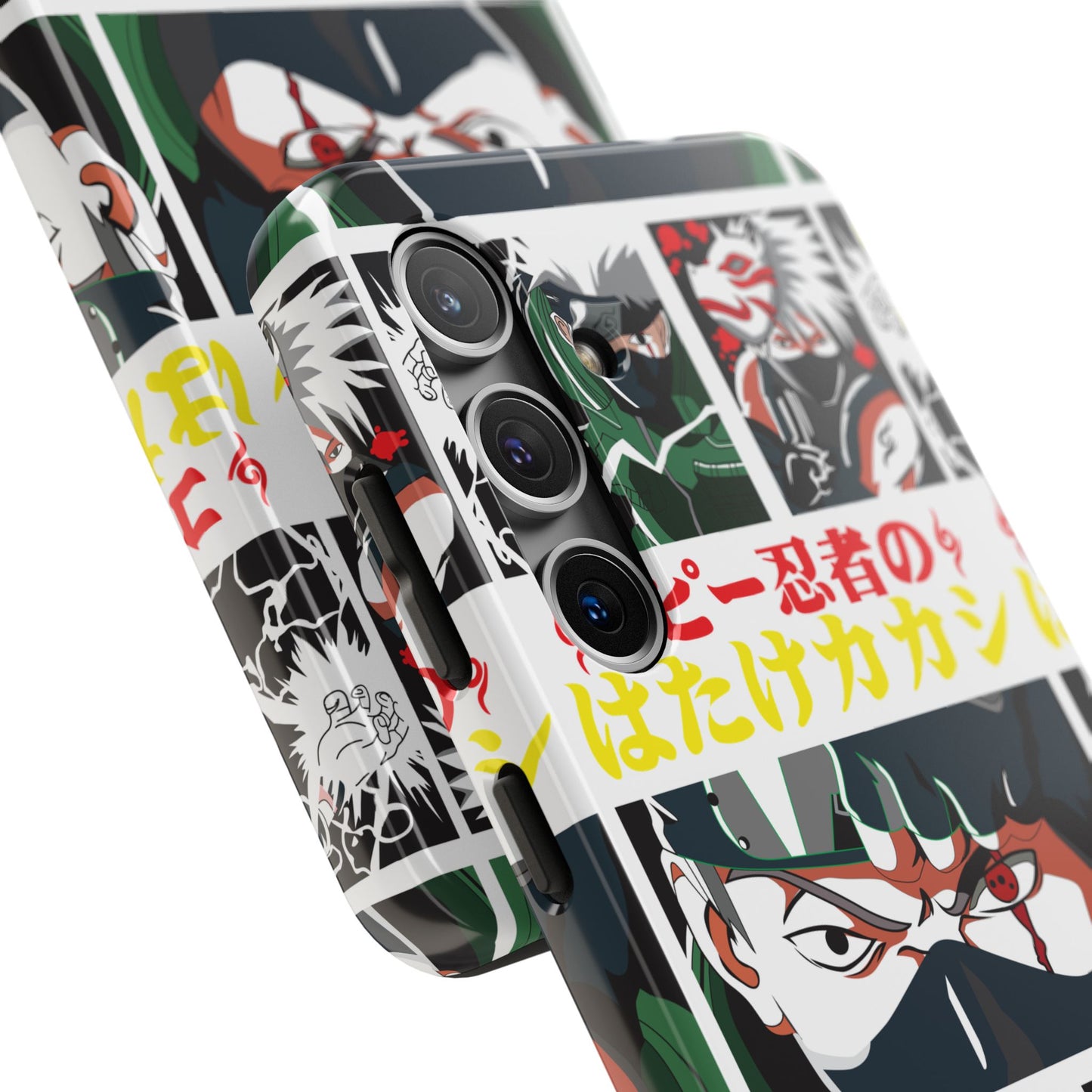 Anime-Inspired Tough Phone Case - Kakashi & Obito Design | Durable Protection for Fans