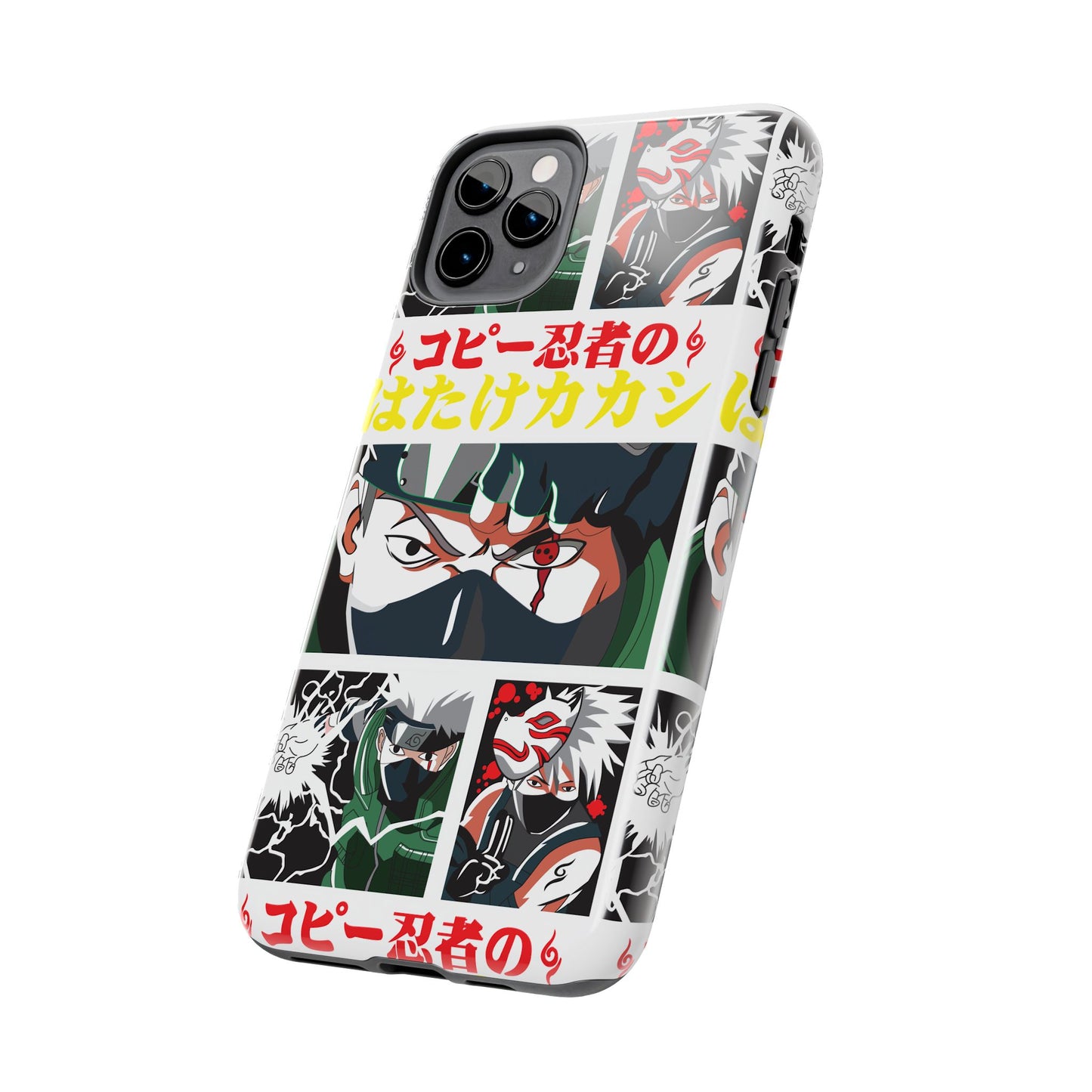 Anime-Inspired Tough Phone Case - Kakashi & Obito Design | Durable Protection for Fans