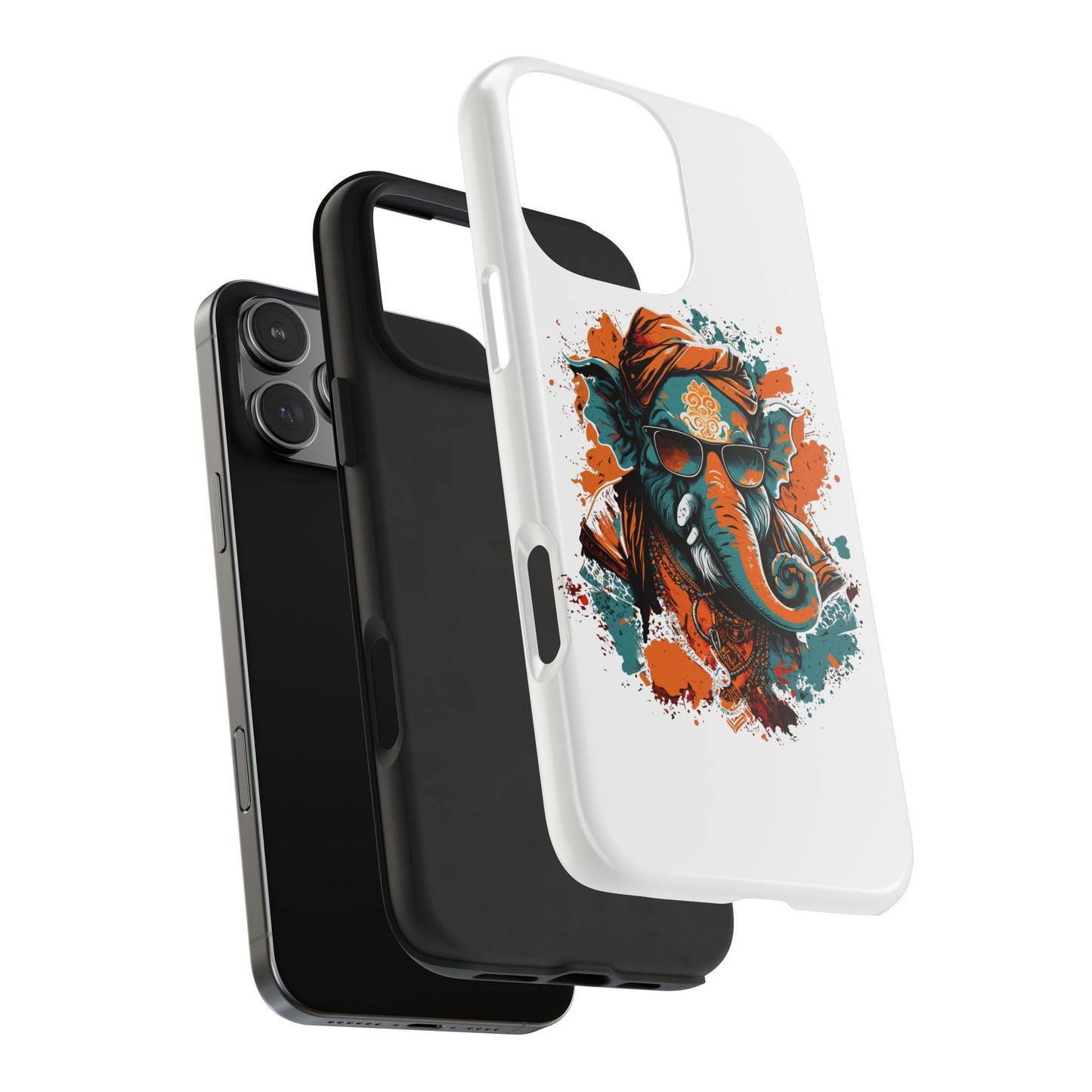 Designer Ganesh Elephant Phone Case, Cool Hindu God Design Phone Cover