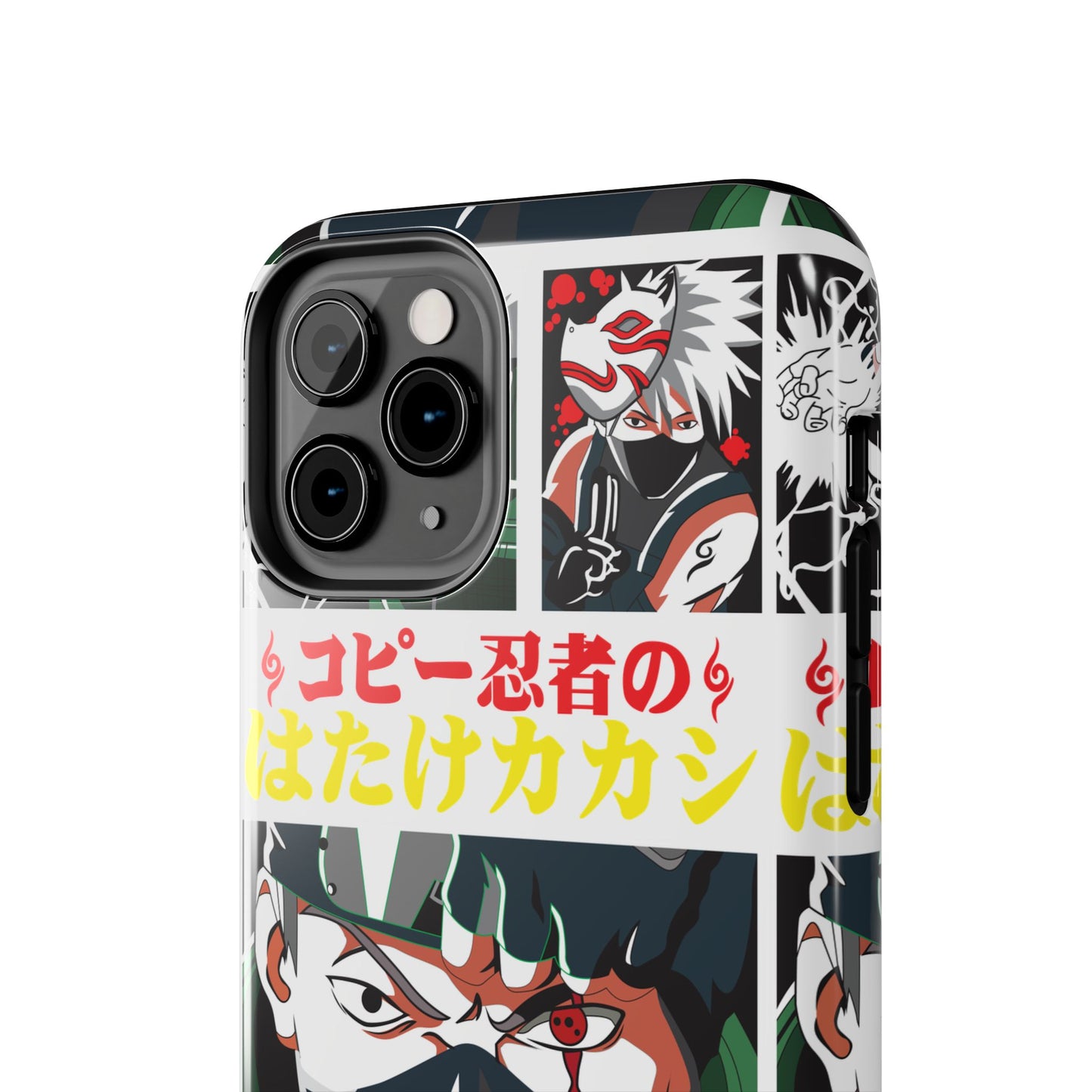 Anime-Inspired Tough Phone Case - Kakashi & Obito Design | Durable Protection for Fans