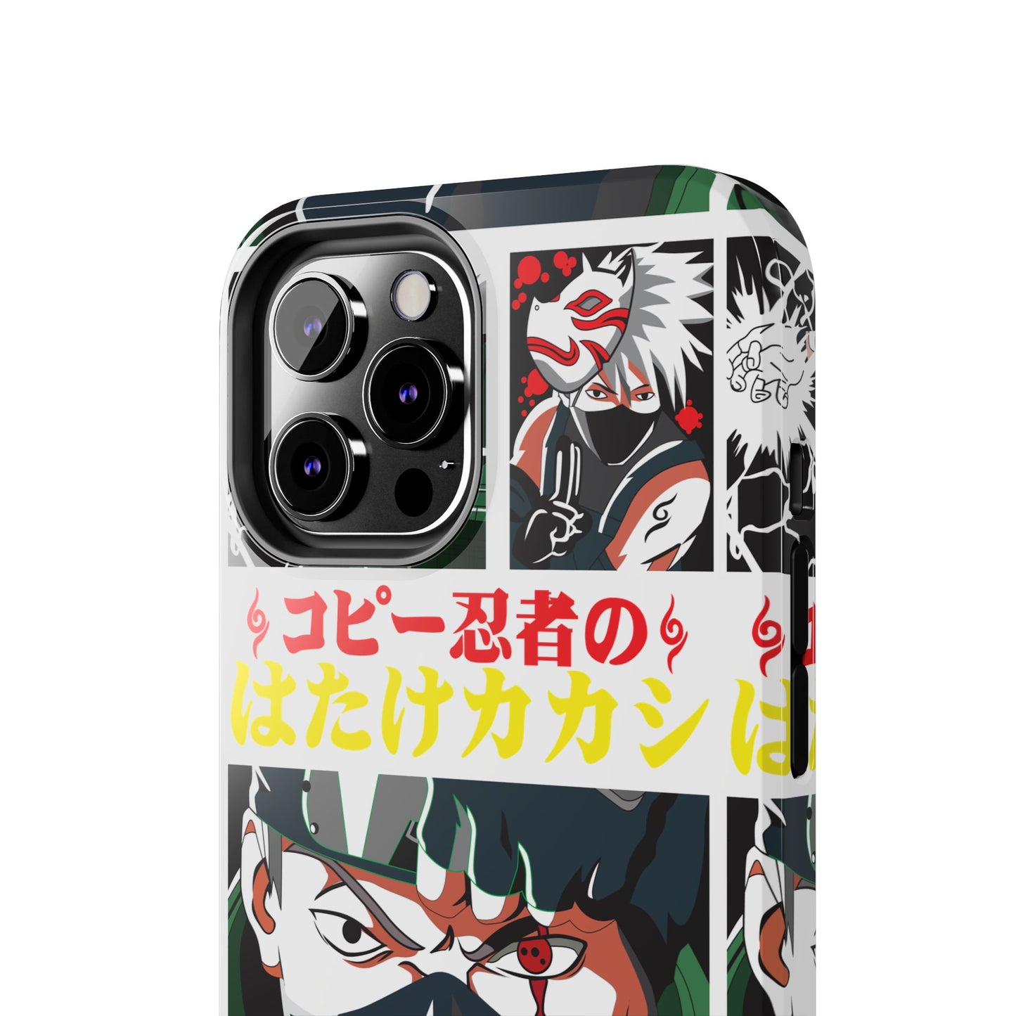 Anime-Inspired Tough Phone Case - Kakashi & Obito Design | Durable Protection for Fans