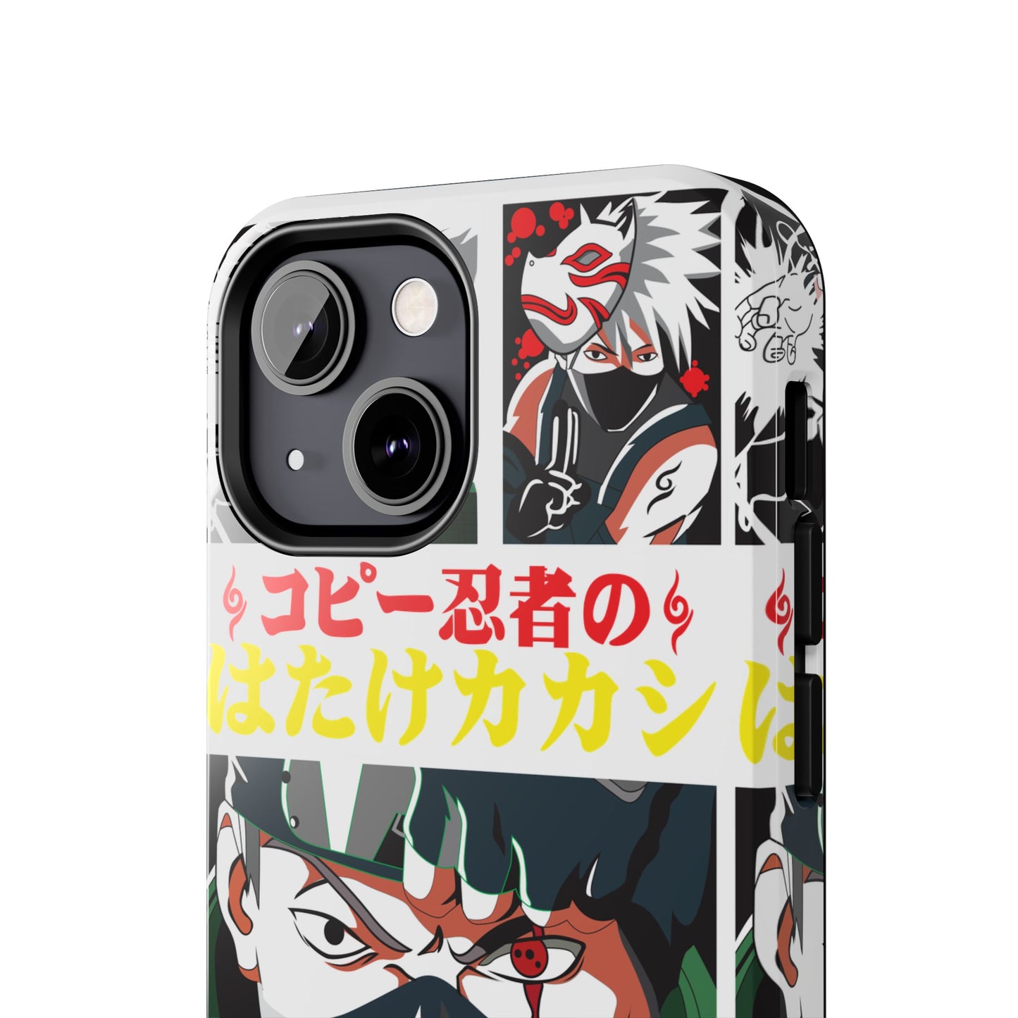 Anime-Inspired Tough Phone Case - Kakashi & Obito Design | Durable Protection for Fans