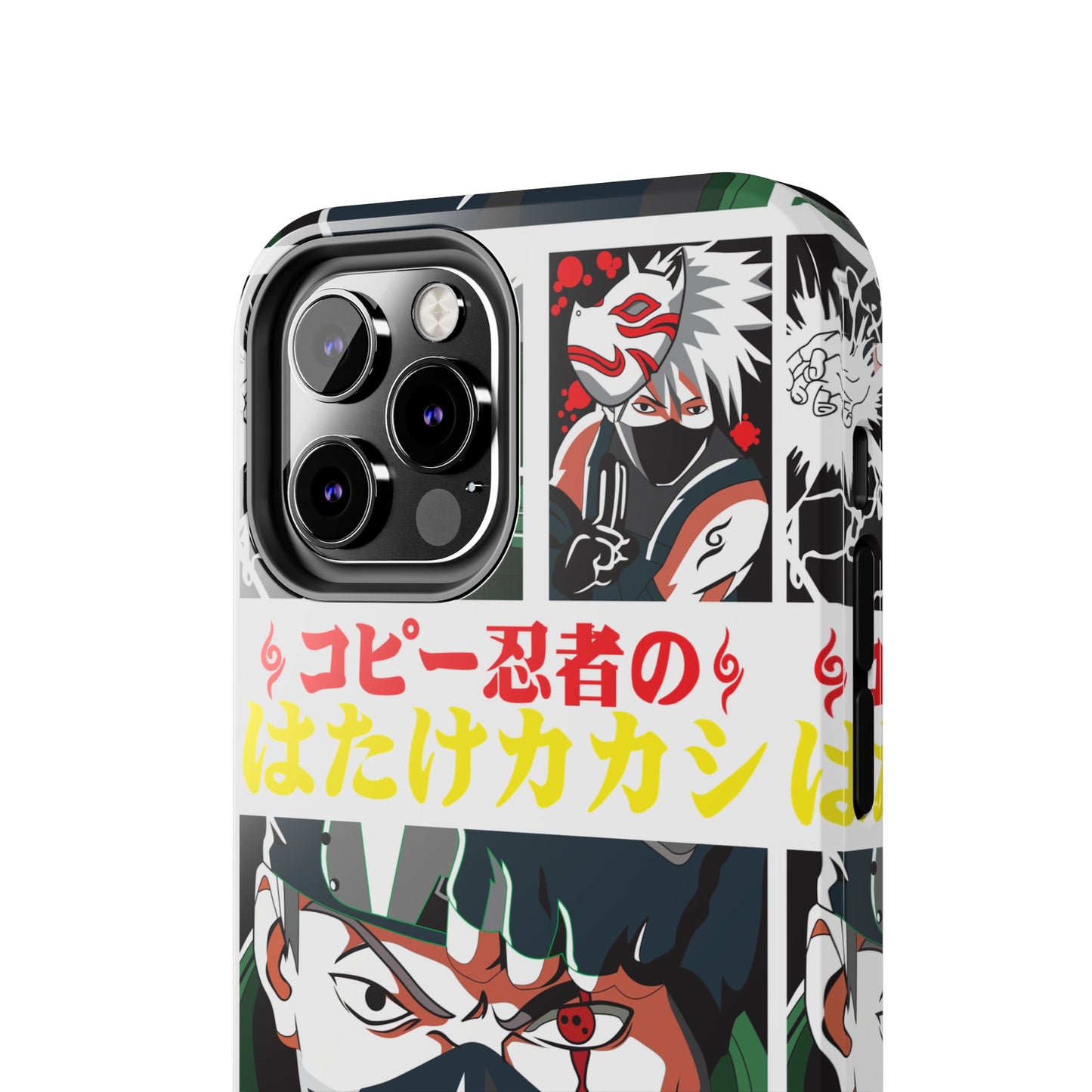 Anime-Inspired Tough Phone Case - Kakashi & Obito Design | Durable Protection for Fans